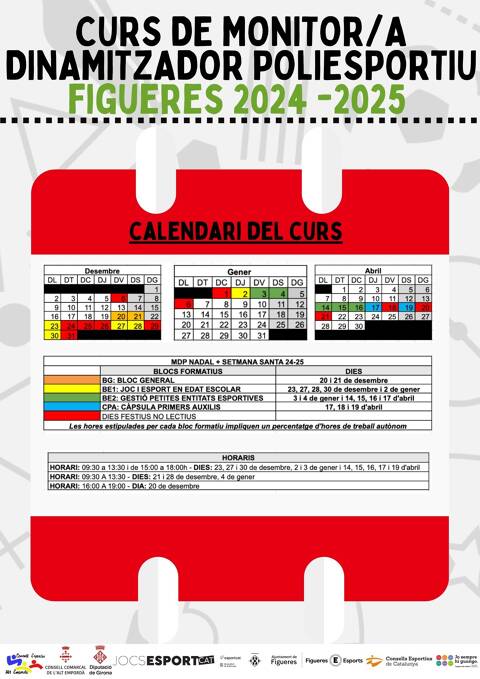 FORMACIÓ MONITOR/A DINAMITZADOR POLIESPORTIU 2024-2025